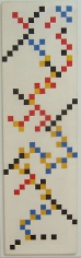 Inch Squares, No. 5, 1949, oil on canvas, 48 x 14 in.