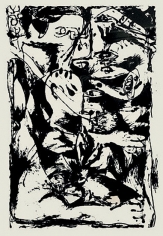 Untitled, CR1093 (After painting Number 9, CR340), 1951 (Printed from original screen in 1964), screenprint, 29 x 23 in.