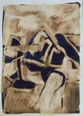 Untitled, 1960, oil on paper, 27.5 x 19.8 in.