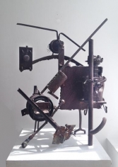 Richard Stankiewicz, Untitled (1952-12), welded steel and found objects, 29 1/4 x 23 3/4 x 18 in.
