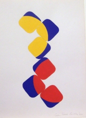 Untitled, 1968, acrylic and graphite on paper, 15 1/16 x 11 1/16 in.