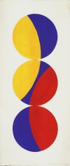 Untitled, 1968, acrylic and graphite on paper, 19 8 3/8 in.