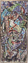Jackson Pollock mosaic