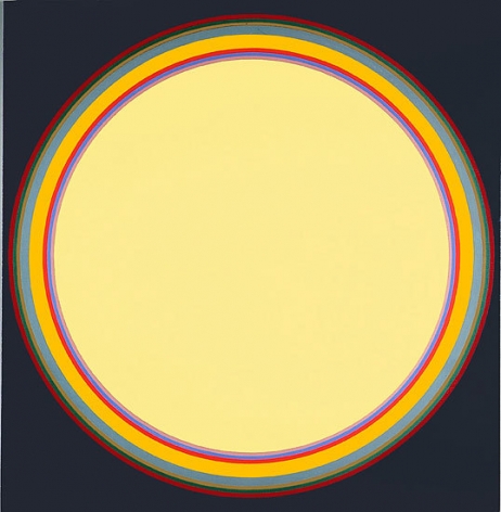 Disc #12, 1970, acrylic on canvas, 70 x 68 in.