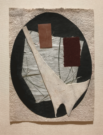 Untitled (no. 184), c. 1948-54, collage, 5 x 3 3/4 in.