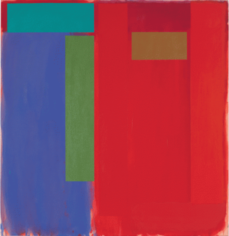 Untitled, 1987, acrylic on canvas, 62 x 60 in.