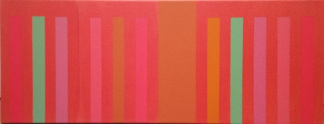 Untitled, 2001-02, acrylic on canvas, 14 x 28 in.