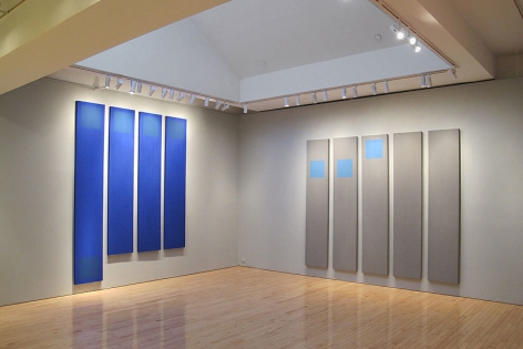 Installation view, "Doug Ohlson: Panel Paintings from the 1960s," Washburn Gallery, New York, September 15 - November 5, 2011