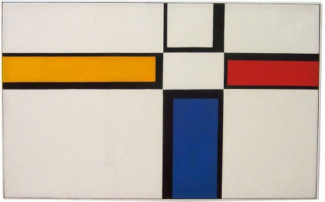 Diagonal Passage with Horizontal, 1950, oil on canvas, 26 x 42 in.