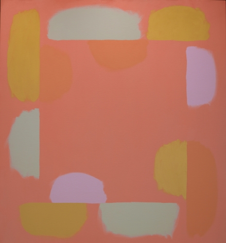 Untitled, c. 1976-77, oil on canvas, 55 x 51 in. by Doug Ohlson