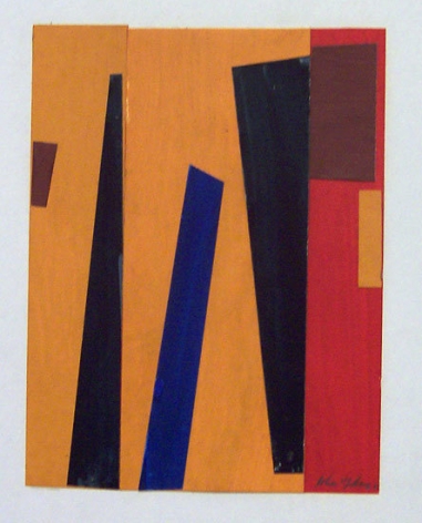 Untitled, 1966, collage on paper board, 6 1/2 x 5 in.