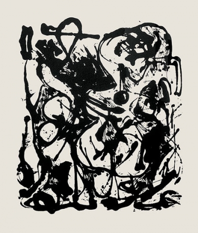 Jackson Pollock, Untitled, CR1094 (After painting Number 19, CR333), 1951 (Printed from original screen in 1964), screenprint, 29 x 23 in.