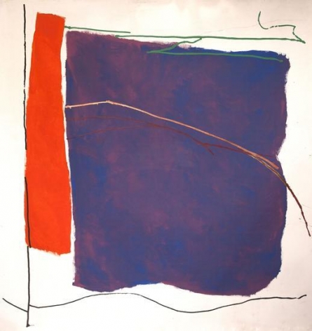 Ray Parker, Untitled (#653), 1982, oil on canvas, 89 x 86 1/2 in.