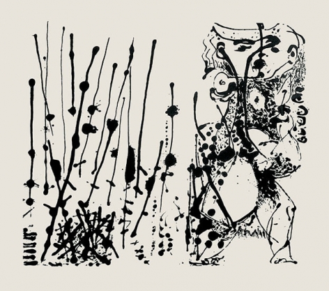 Untitled, CR1091 (After painting Number 7, CR324), 1951 (Printed from original screen in 1964), screenprint, 23 x 29 in.