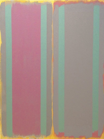 Gap Time, 1995, acrylic on canvas, 48 x 36 in.