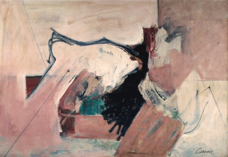 NIcolas Carone, "Escape Plan," c. 1958, oil on canvas​, 40 x 58 in.
