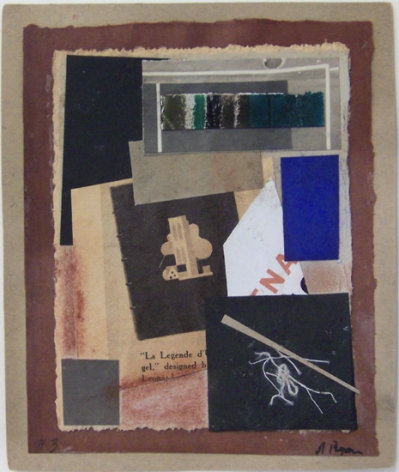 Untitled (no. 3), c. 1948-54, collage, 5 5/8 x 4 5/8 in.