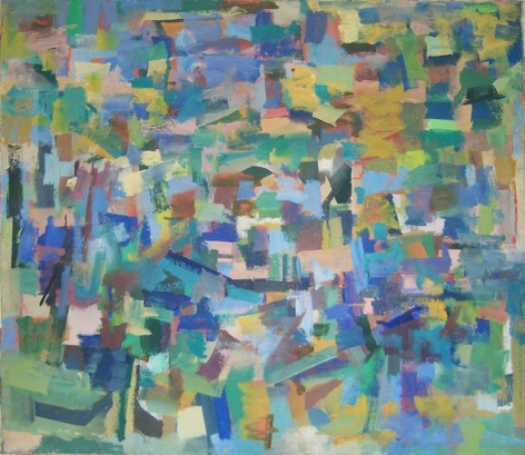 Ray Parker, Untitled, 1953-54, oil on canvas, 40 x 46 in.